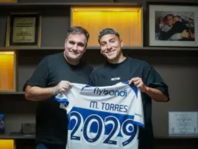 Marcelo Torres seguir&aacute; en Gimnasia hasta 2029 y el Lobo asegura a su goleador