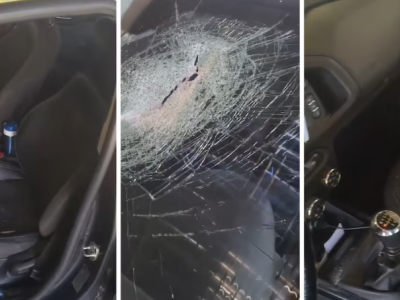 Viajaba por la Autopista Buenos Aires-La Plata y le arrojaron una piedra desde un puente: &ldquo;No me mat&eacute; de pedo&rdquo;