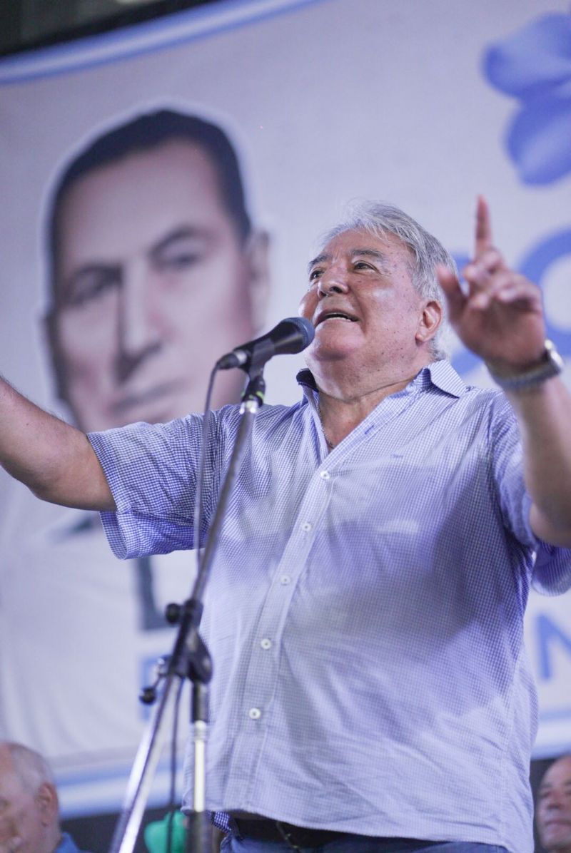 El presidente de la Co.Pe.Bo y anfitrión, Julio Rubén Ledesma.