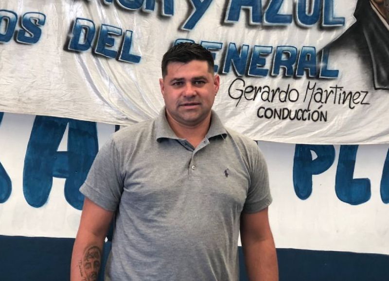 Ivan Tobar, secretario general de UOCRA seccional La Plata.