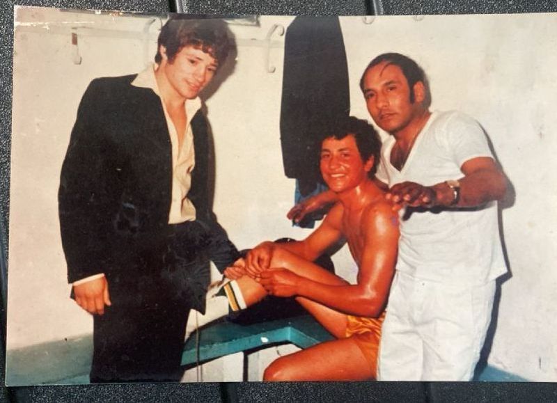 Juan Carlos Berón, Juan Carlos Caboti (el de blanco)
