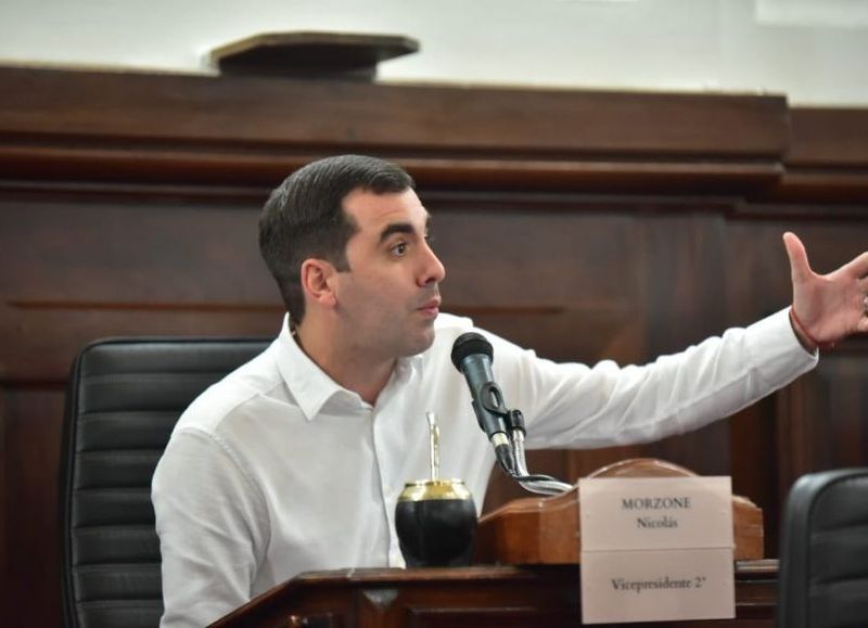 Nicolás Morzone, actual concejal en la ciudad de La Plata.