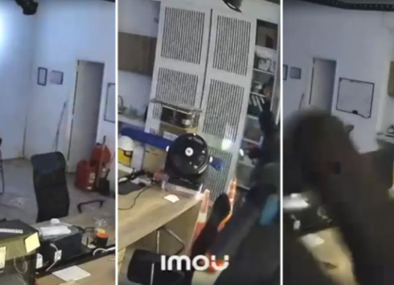 El robo fue cometido por un total de siete hombres vestidos oscuros.