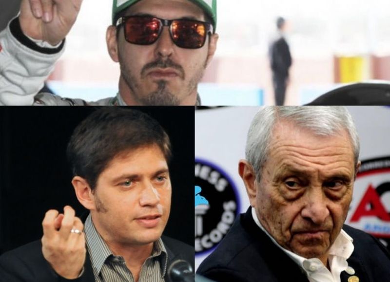 Axel Kicillof, Hugo y Gastón Mazzacane. (Foto: Diario Gran La Plata)