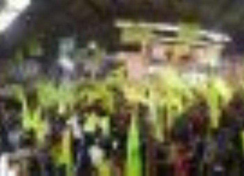 La multitudinaria asamblea contó con la presencia de varios dirigentes