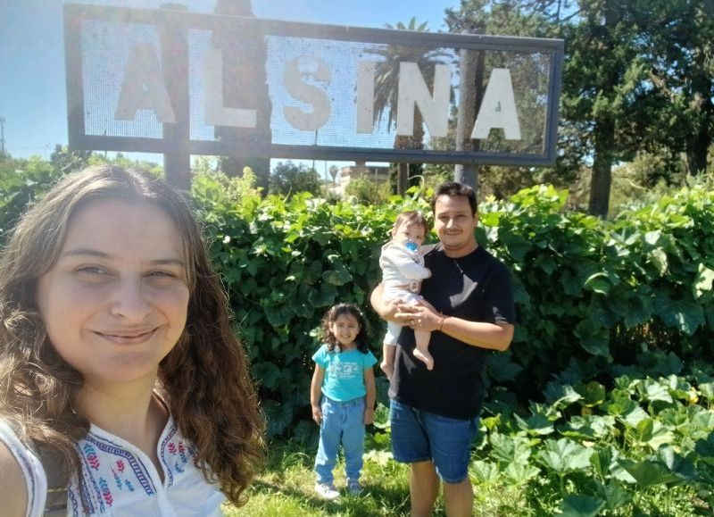 La famiia unida en Alsina.