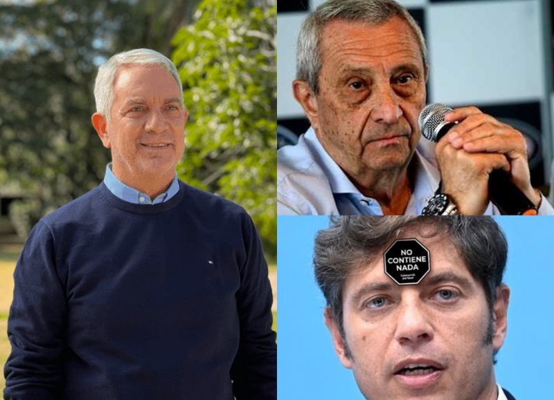 Axel Kicillof, Julio Alak y Hugo Mazzacane.