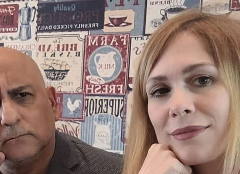 El empresario de medios Mario Casalongue y la legisladora libertaria, en los momentos que se llevaban bien.