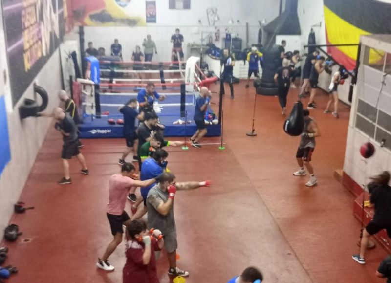 Espacio donde entrena CALABOX.