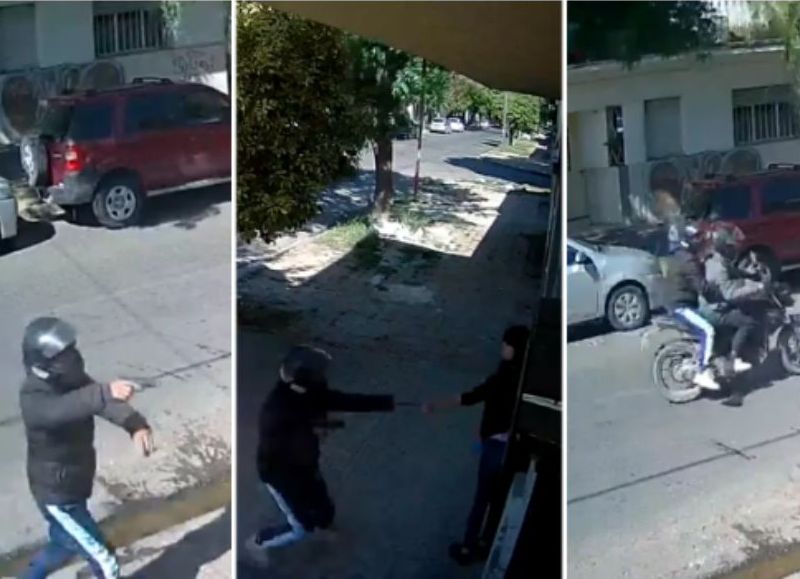 Los delincuentes, que se desplazaban en contramano, identificaron a su víctima y rápidamente llevaron a cabo el ataque.
